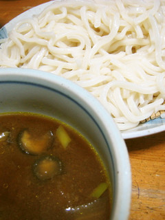 リメイク 冷しうどん+温カレーつけめん-レシピのメイン写真