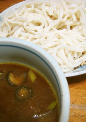 リメイク　冷しうどん＋温カレーつけめん-レシピのメイン写真