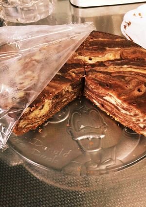 炊飯器で簡単、マーブルケーキ♡-レシピのメイン写真