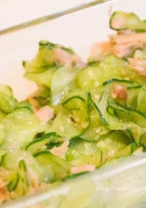 きゅうりとツナ酢の物-レシピのメイン写真