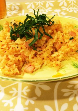 キムチと明太子のチャーハン？焼き飯☆-レシピのメイン写真