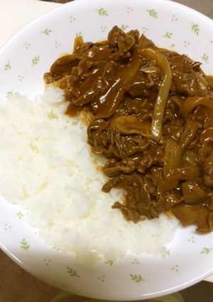 デミグラスソース缶を使ってハヤシライス-レシピのメイン写真