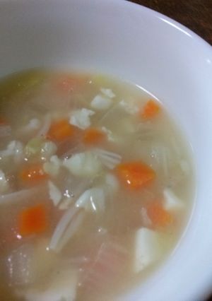 離乳食中期・後期~野菜たっぷり味噌汁☆-レシピのメイン写真