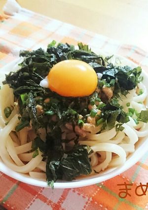 納豆入りたぬきうどん-レシピのメイン写真