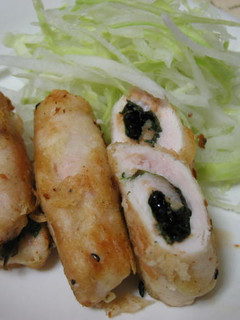 お弁当向けささみ塩こんぶ巻き天ぷら-レシピのメイン写真