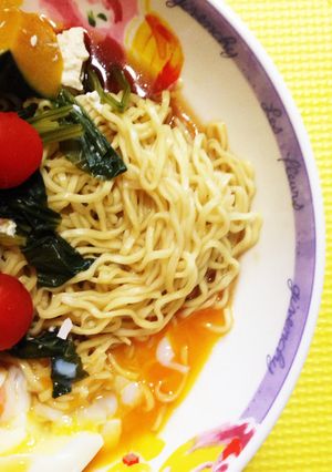 南瓜で満腹☆水炊きがけ冷やし中華-レシピのメイン写真