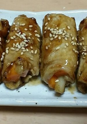 ゴボウとニンジンの肉巻き-レシピのメイン写真
