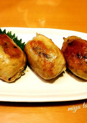 肉巻きおにぎり♪-レシピのメイン写真