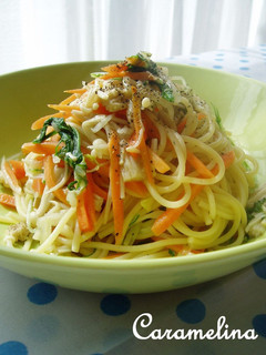 共茹で★たっぷり野菜のスパゲティ-レシピのメイン写真