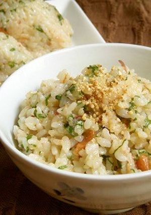 梅しそみょうがご飯☆ポン酢仕立て-レシピのメイン写真