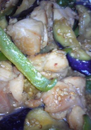 ☆鶏モモ肉と野菜の胡麻味噌炒め☆-レシピのメイン写真