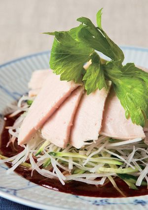 鶏ムネ肉と野菜の冷製仕立て-レシピのメイン写真