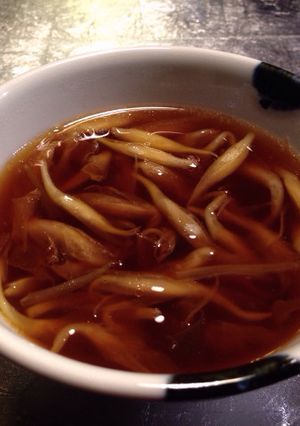 花茗荷の焦がし醤油スープ-レシピのメイン写真