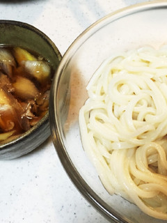 簡単♡豚バラと長ネギのつけ汁うどん-レシピのメイン写真