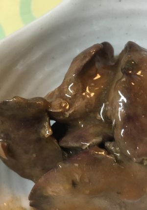 鳥レバーのさっぱり梅煮　鉄分補給！-レシピのメイン写真