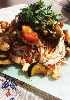 簡単!ひやむぎアレンジ!冷製パスタ☆-レシピのメイン写真