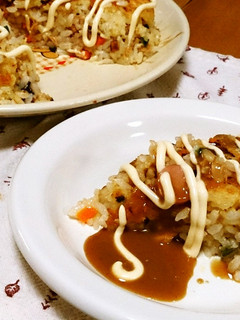 具沢山フライパン焼き卵ご飯(カレーマヨ)-レシピのメイン写真