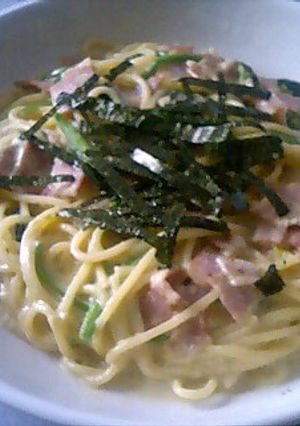 お手軽♪和風カルボナーラ-レシピのメイン写真