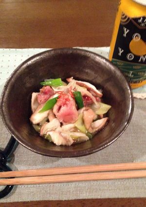 焼き鳥缶でおつまみ♪鶏と野菜の旨煮-レシピのメイン写真