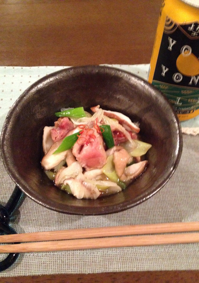 焼き鳥缶でおつまみ♪鶏と野菜の旨煮-レシピのメイン写真