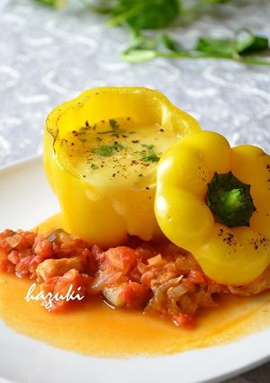 ラタトゥイユソースでチーズリゾット-レシピのメイン写真