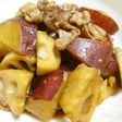 さつま芋・れんこん・豚肉の甘辛炒め煮