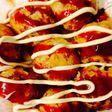 ランチに素麺リメイク!ソーセージたこ焼き