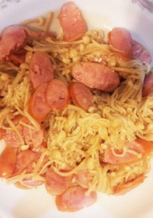 えのきとソーセージの炒め物-レシピのメイン写真