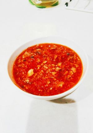 簡単すぎる！トマト缶とサバ缶のスープ-レシピのメイン写真