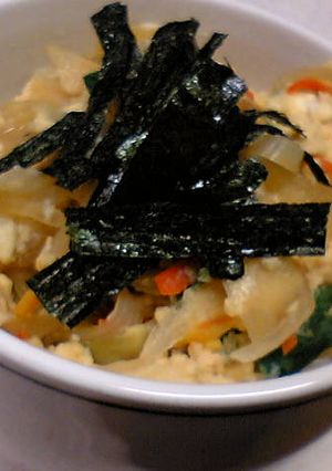 節約！残り野菜で玉子丼-レシピのメイン写真
