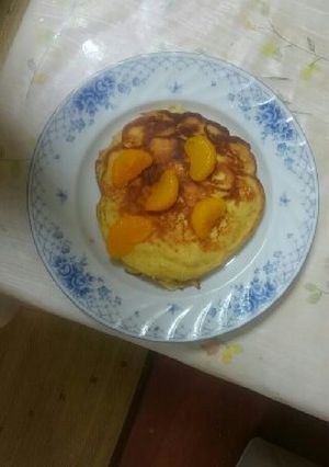 ココナッツミルク入り甘いホットケーキ-レシピのメイン写真