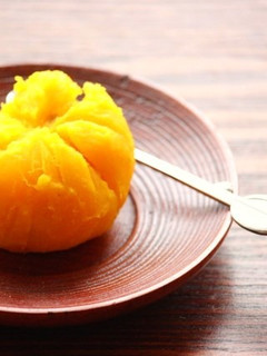 かぼちゃとあずきの茶巾-レシピのメイン写真