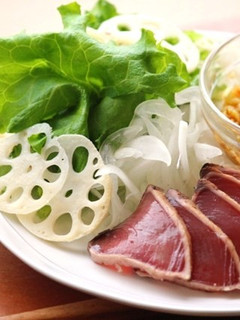 かつおのたたきのピリ辛サラダ-レシピのメイン写真