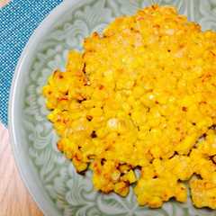 รูปของ とうもろこしのズボラ揚げ焼き