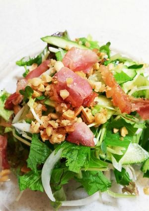 魚焼きグリル☆サラダのトッピング-レシピのメイン写真