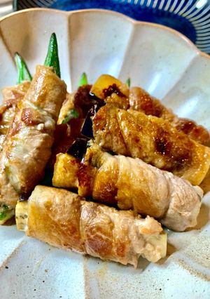 白米&素麺と相性◎バター醤油味の豚肉巻き-レシピのメイン写真