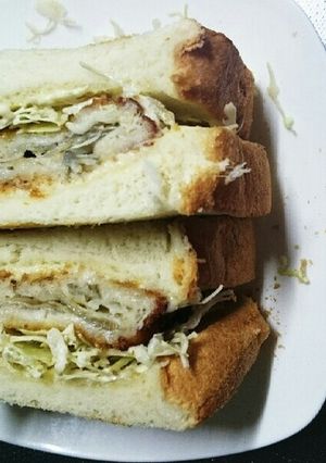 白身魚でホットサンドイッチ-レシピのメイン写真