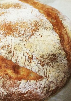 簡単うまっ！捏ねずに出来る田舎パン♪-レシピのメイン写真