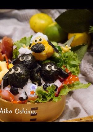 ひつじのショーンキャラ弁-レシピのメイン写真