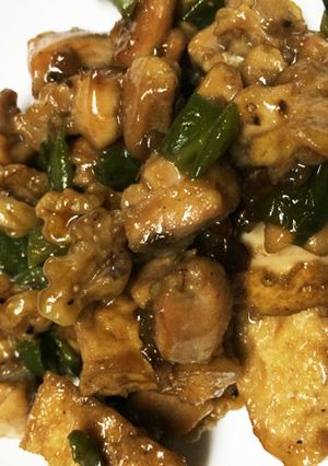 鶏肉とナッツの甘辛炒め-レシピのメイン写真