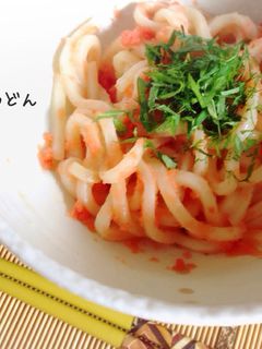 簡単ランチ*濃厚明太子うどん*-レシピのメイン写真
