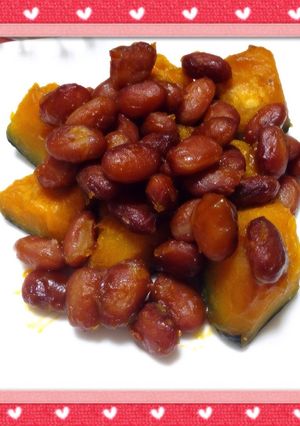 ★簡単★金時豆deカボチャのいとこ煮★-レシピのメイン写真