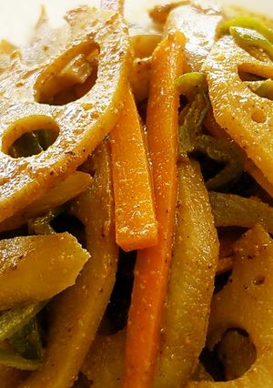 根菜トリオをカレー味で！-レシピのメイン写真