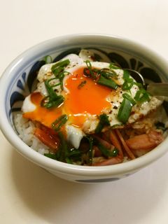 愛媛県今治風!超簡単チャーシュー玉子飯-レシピのメイン写真