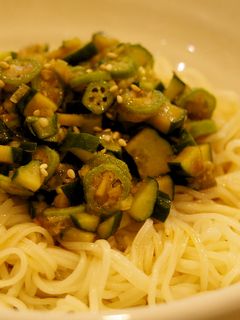 山形のだし風・夏野菜のぶっかけ-レシピのメイン写真