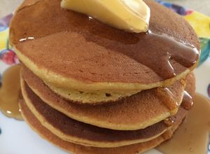 ココナッツ粉ベースのパンケーキ♪-レシピのメイン写真