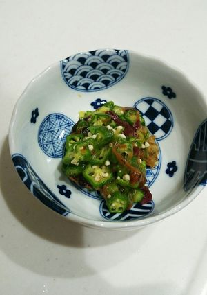 とっても簡単！さっぱりオクラ和え-レシピのメイン写真