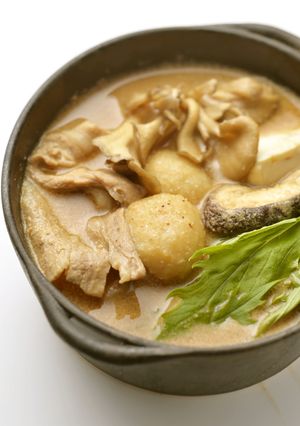 まるごと玄米のゴマ豆乳鍋-レシピのメイン写真