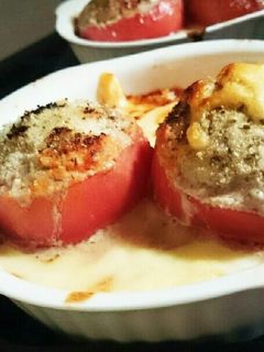 胃袋鷲掴み!丸ごとトマトグラタン-レシピのメイン写真
