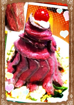 簡単ローストビーフで豪華パーティメニュー-レシピのメイン写真